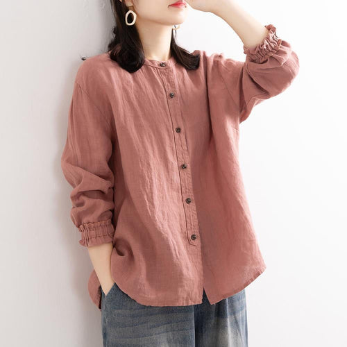 Blouse ample pour femme avec détails en bouton Chic & Stil