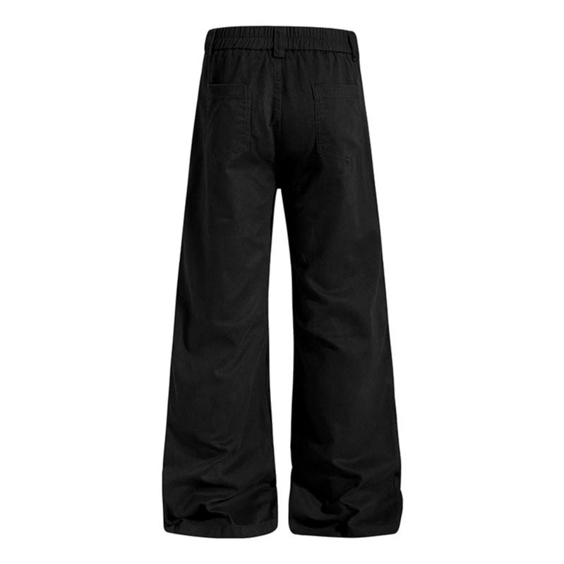 Women High-waisted Wide Culotte Pants with Grommet Detail Amarae