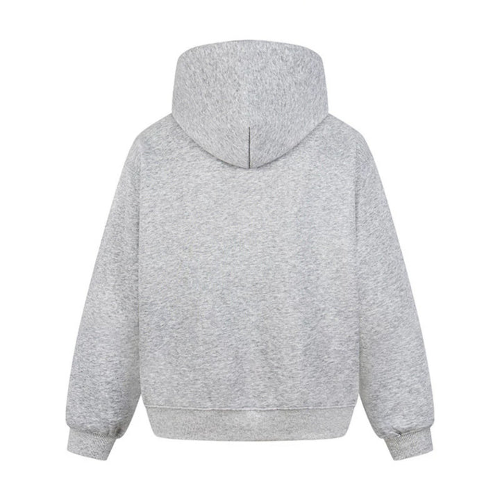 Women's Oversized Hoodie with Kangaroo Pocket and Leo-Star Print Amarae