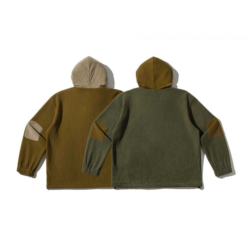 Unisex Oversize Hoodie with Lacing and Kangaroo Pockets Amarae