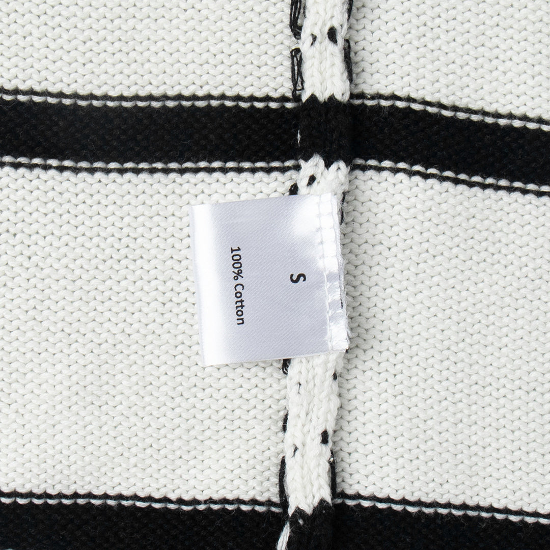 Débardeur en tricot pour femmes avec un design moderne et des rayures contrastées Chic & Stil