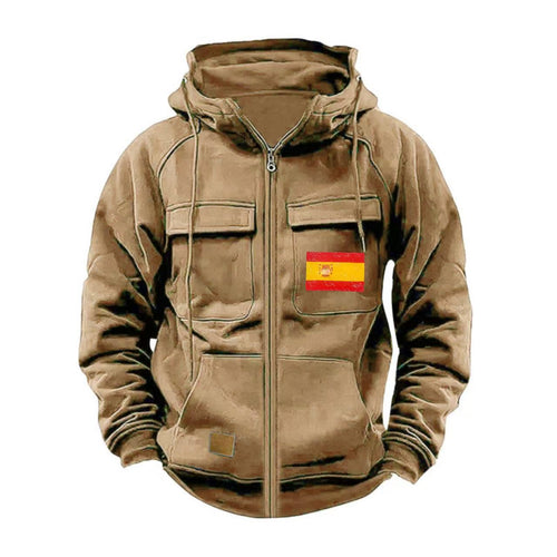 Functional jacket for men with multiple pockets Amarae