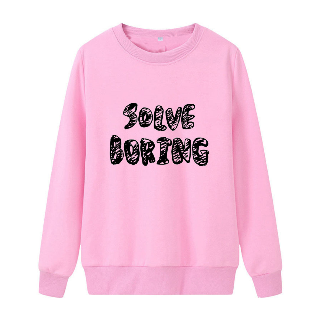 Women's casual sweatshirt with creative lettering Chic & Stil