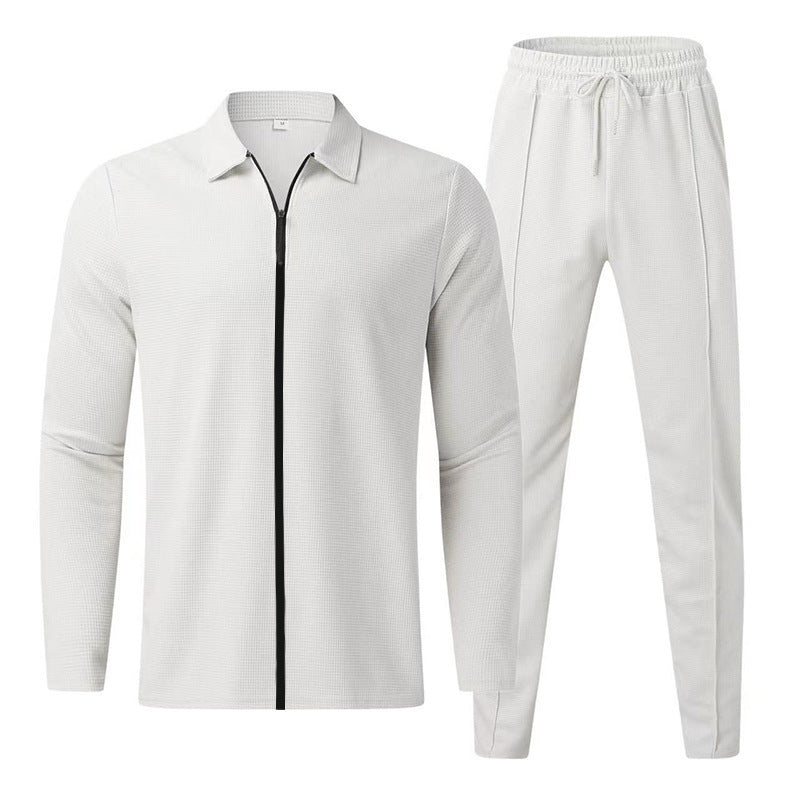 Men's sports leisure set with zipper and breathable structure Lune London
