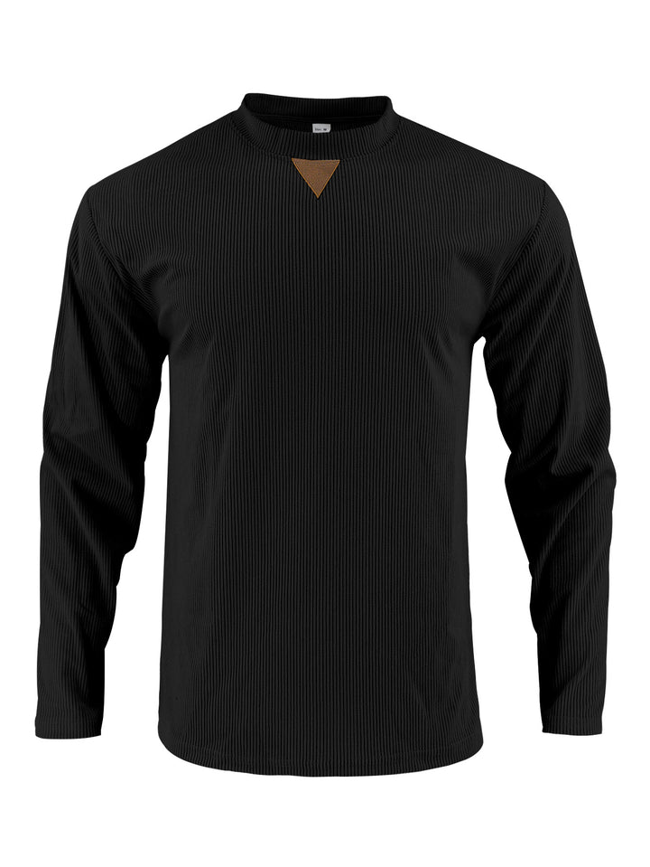 Men's long sleeve sports T-shirt with innovative structured design Lune London