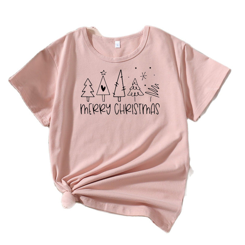 Women’s comfortable chic holiday graphic T-shirt