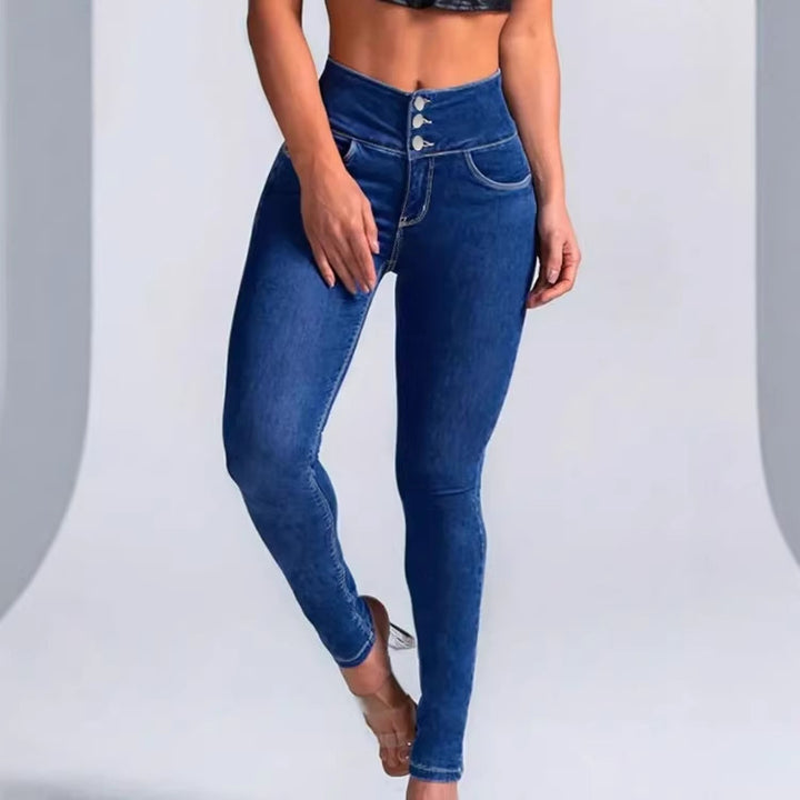 Women's Sculpting High Waist Skinny Jeans with V-Shaped Waist Amarae