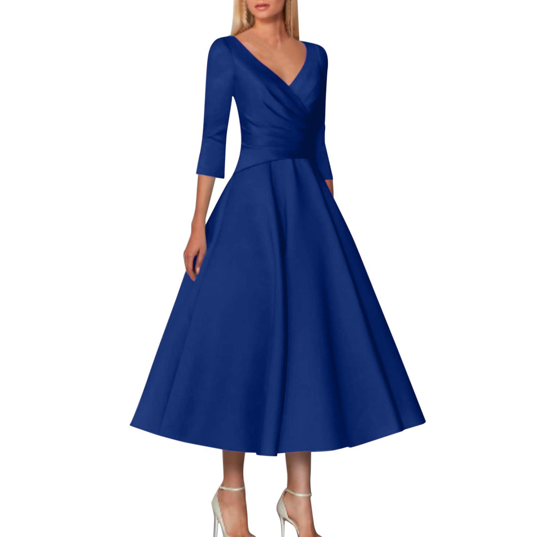 Flattering A-line wrap dress for women Lune London