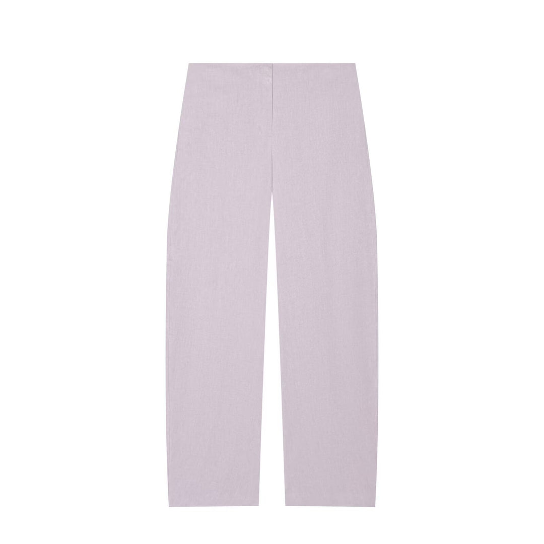 Women's Loose Linen Trousers with High Waist and Straight Leg Amarae