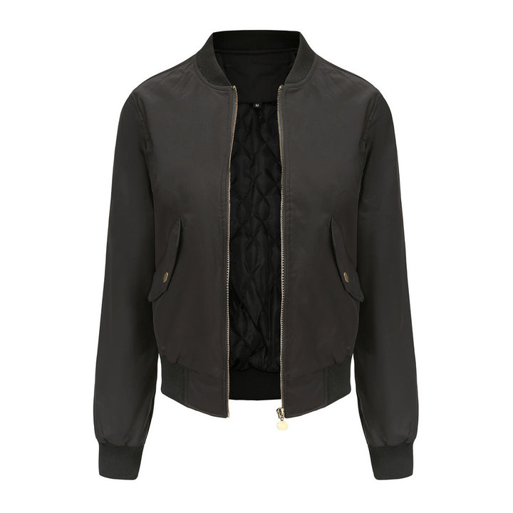 Sporty bomber jacket for women with practical pockets Lune London