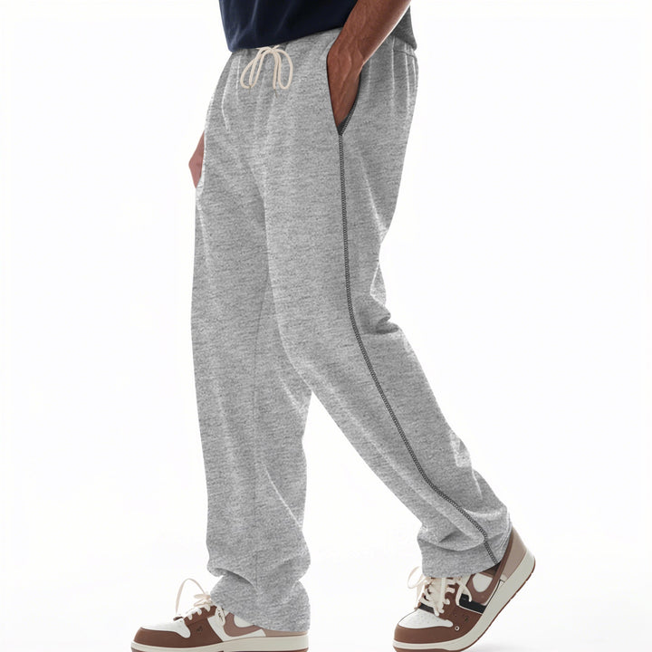 Comfortable men's joggers with zipper and side pockets Lune London
