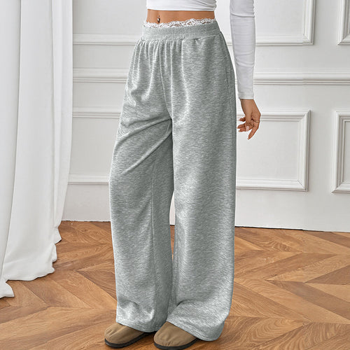 Women Comfortable and Casual Long Pants with Elastic Waist Amarae