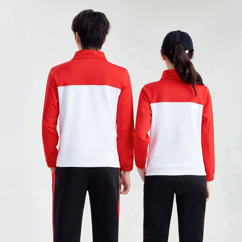 Unisex Performance Training Suit in Team Look with Stand-Up Collar Amarae