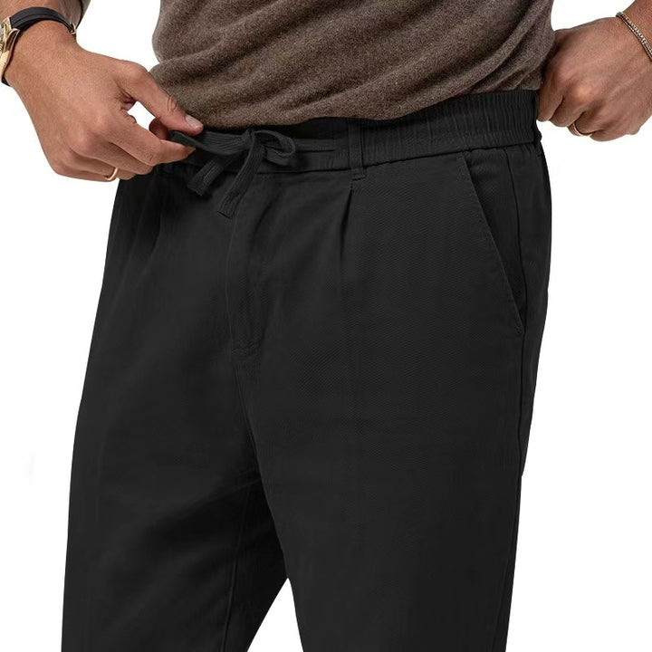 Comfortable men’s leisure pants with elastic waistband Lune London