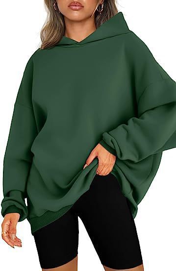 Oversized hoodie for women in soft sweatshirt material with dropped shoulders Lune London