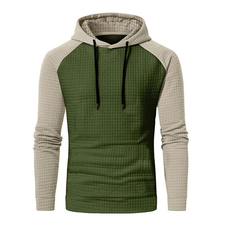 Men's hoodie with textured design Amarae