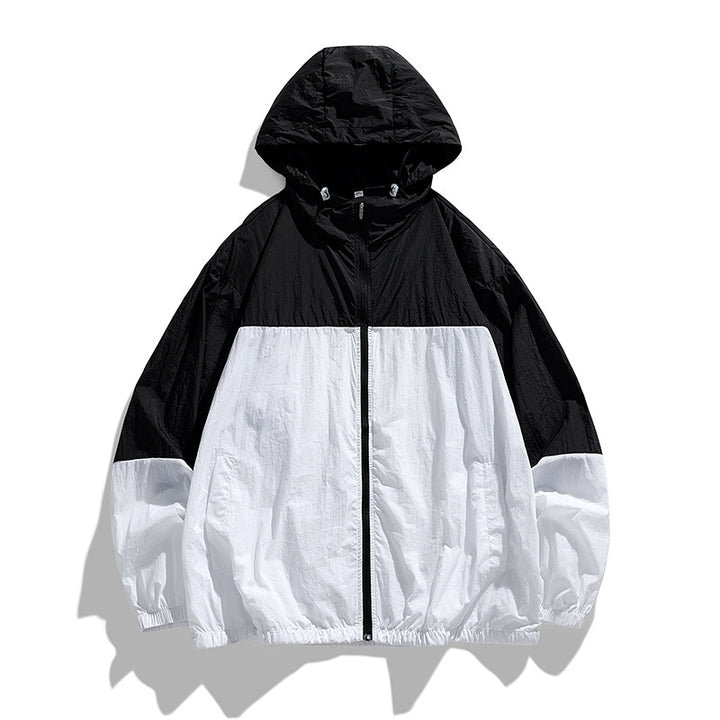 Lightweight windbreaker hoodie for women Lune London