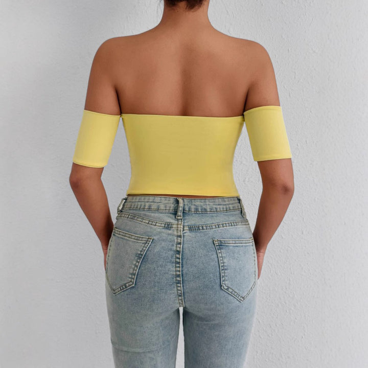 Women Off-Shoulder Body with figure-hugging cut Lune London