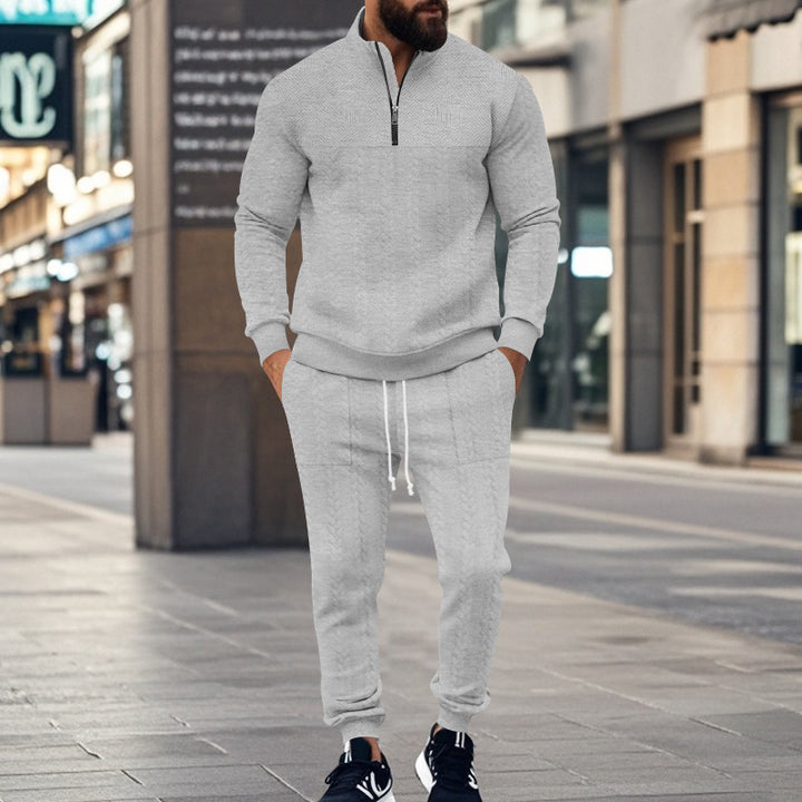 Lune London breathable sports leisure set for men with textured design