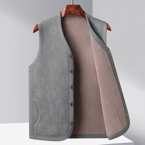 Ladies Elegant Fleece Gilet with Button Placket and Practical Pockets Amarae