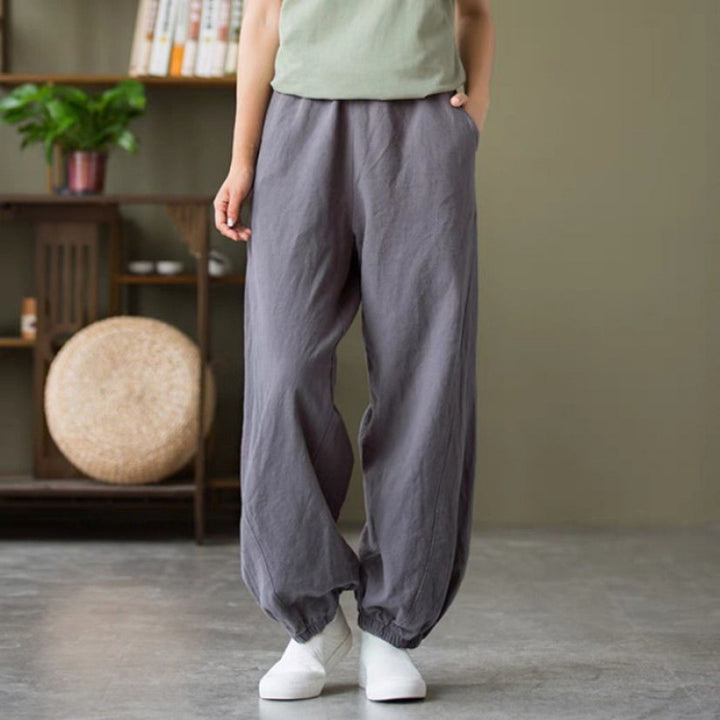 Women Comfortable Air Pants with Elastic Waistband Chic & Stil