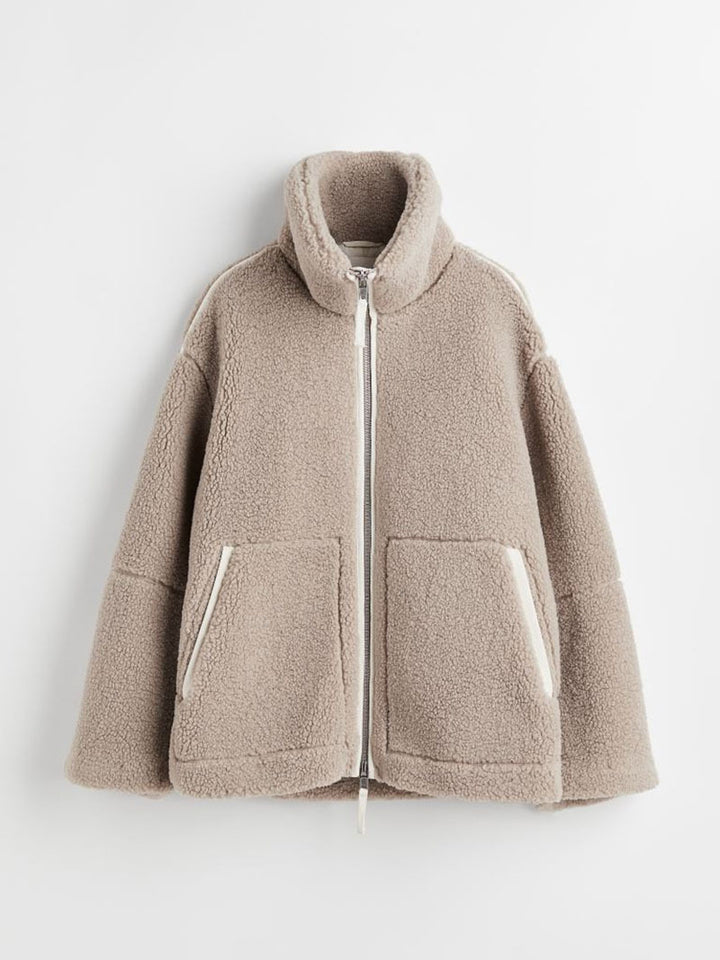 Ladies chic and stylish cuddly jacket