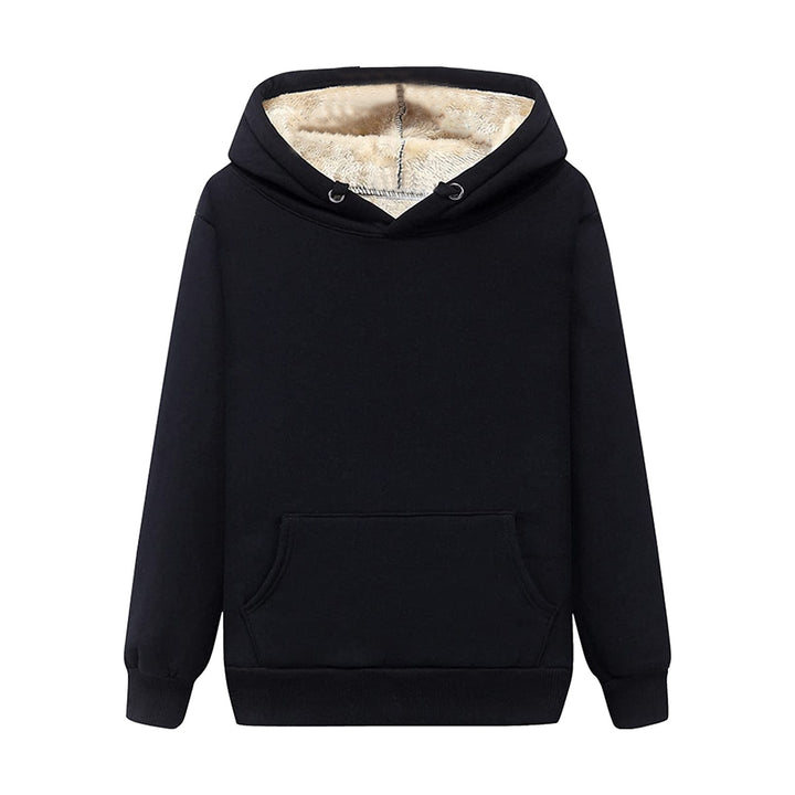 Ladies cozy hoodie with fleece lining and practical pockets Lune Londonl