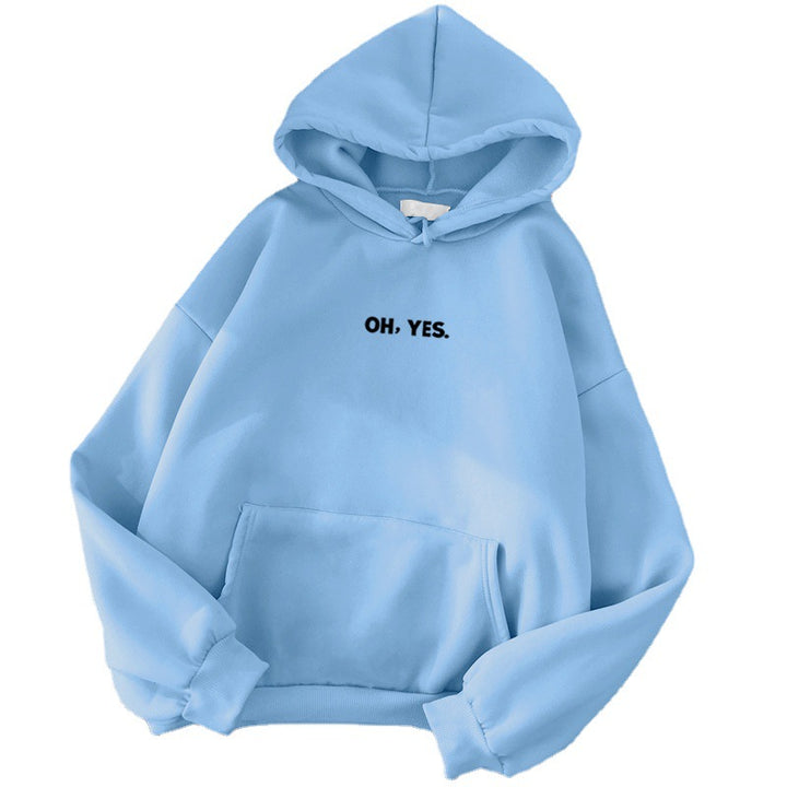 Women's Cozy Hoodie with Casual Print Chic & Stil