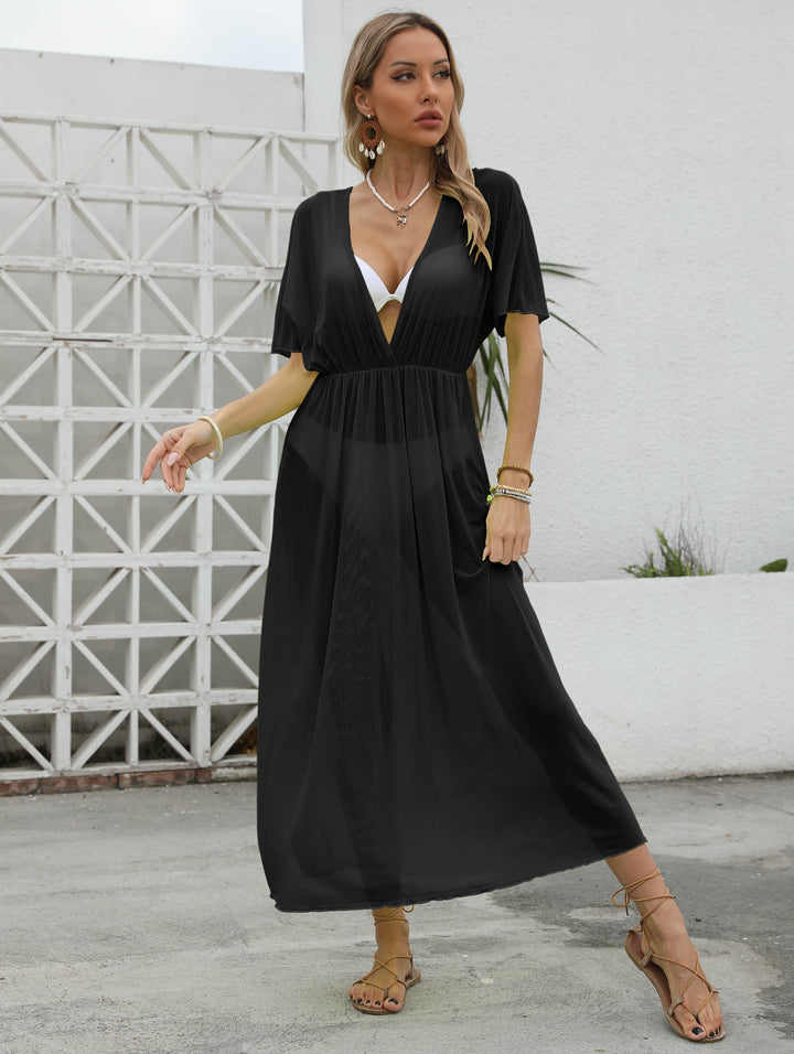 Ladies Breezy Maxi Cover-Up Dress Lune London