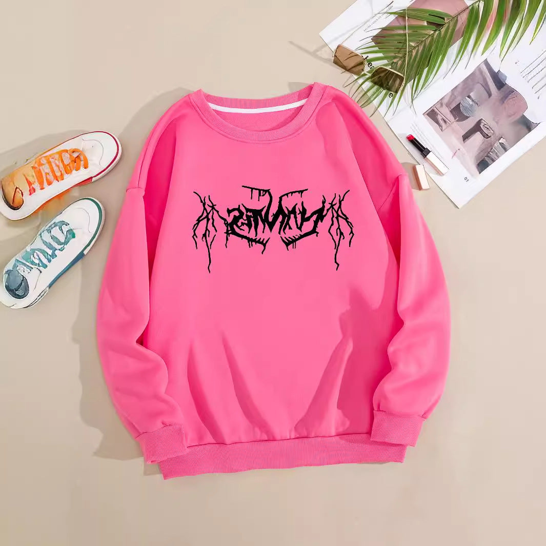 Women's casual sweatshirt with modern graphic design Chic & Stil