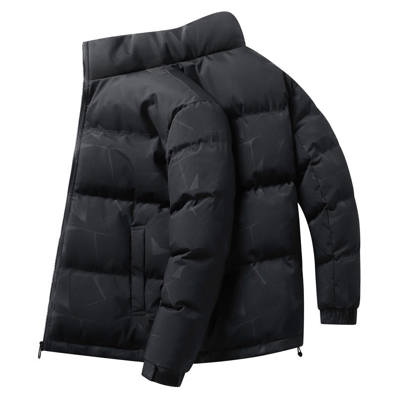 Men's padded quilted jacket with high thermal performance, water-repellent surface, and elastic cuffs Amarae