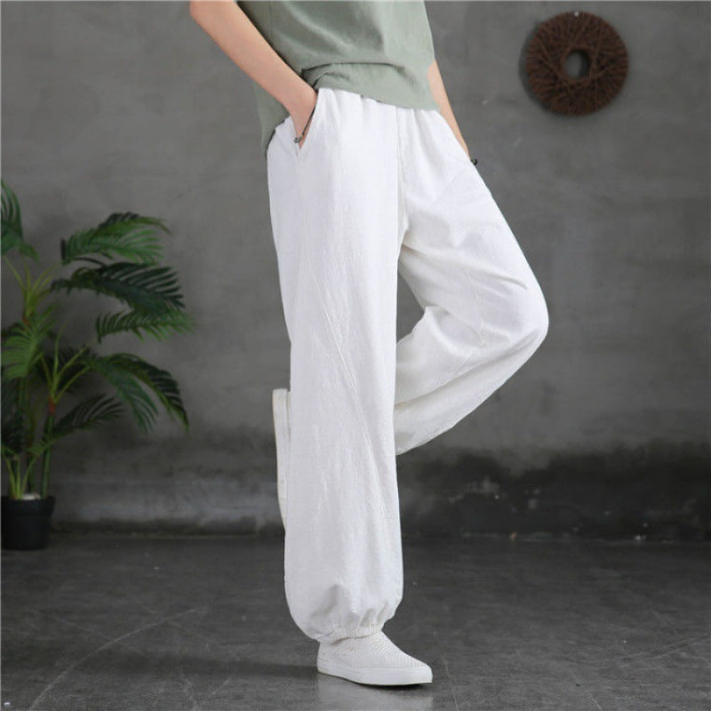 Women Comfortable Air Pants with Elastic Waistband Chic & Stil