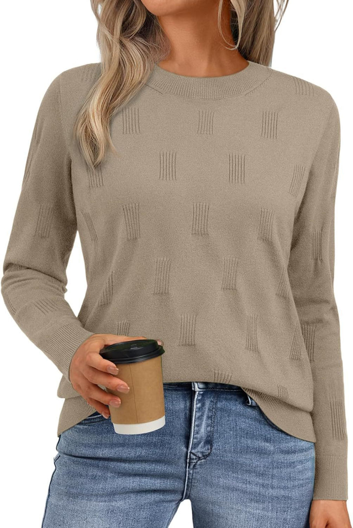 Ladies Structured Knit Sweater Lune London
