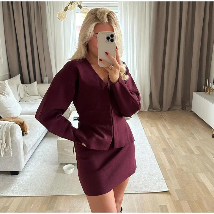 Cardigan confortable pour femmes avec décolleté en V