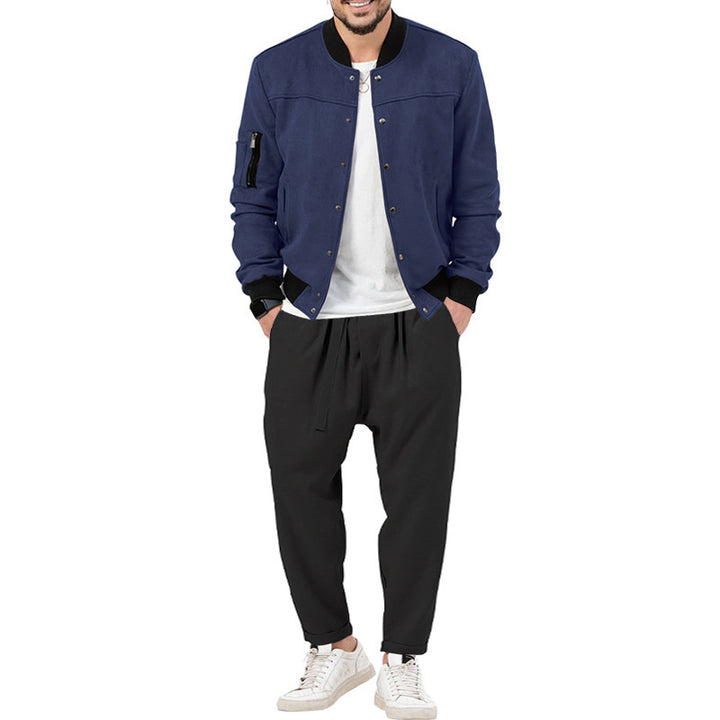 Casual bomber jacket for men with practical pockets Lune London