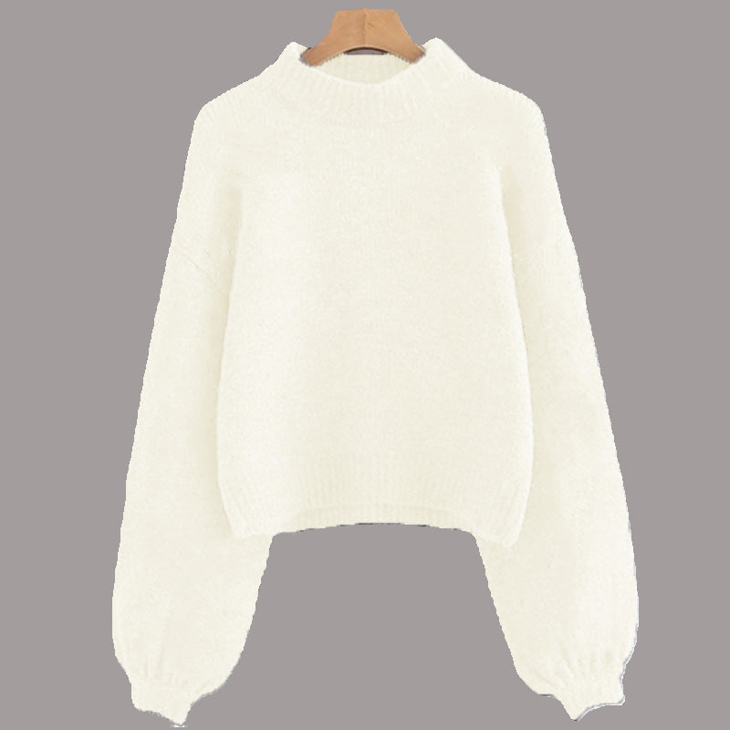 Sweater women with shimmery beaded details and voluminous sleeves Lune London