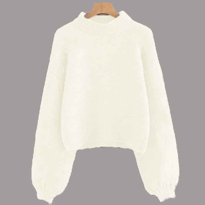 Sweater women with shimmery beaded details and voluminous sleeves Lune London