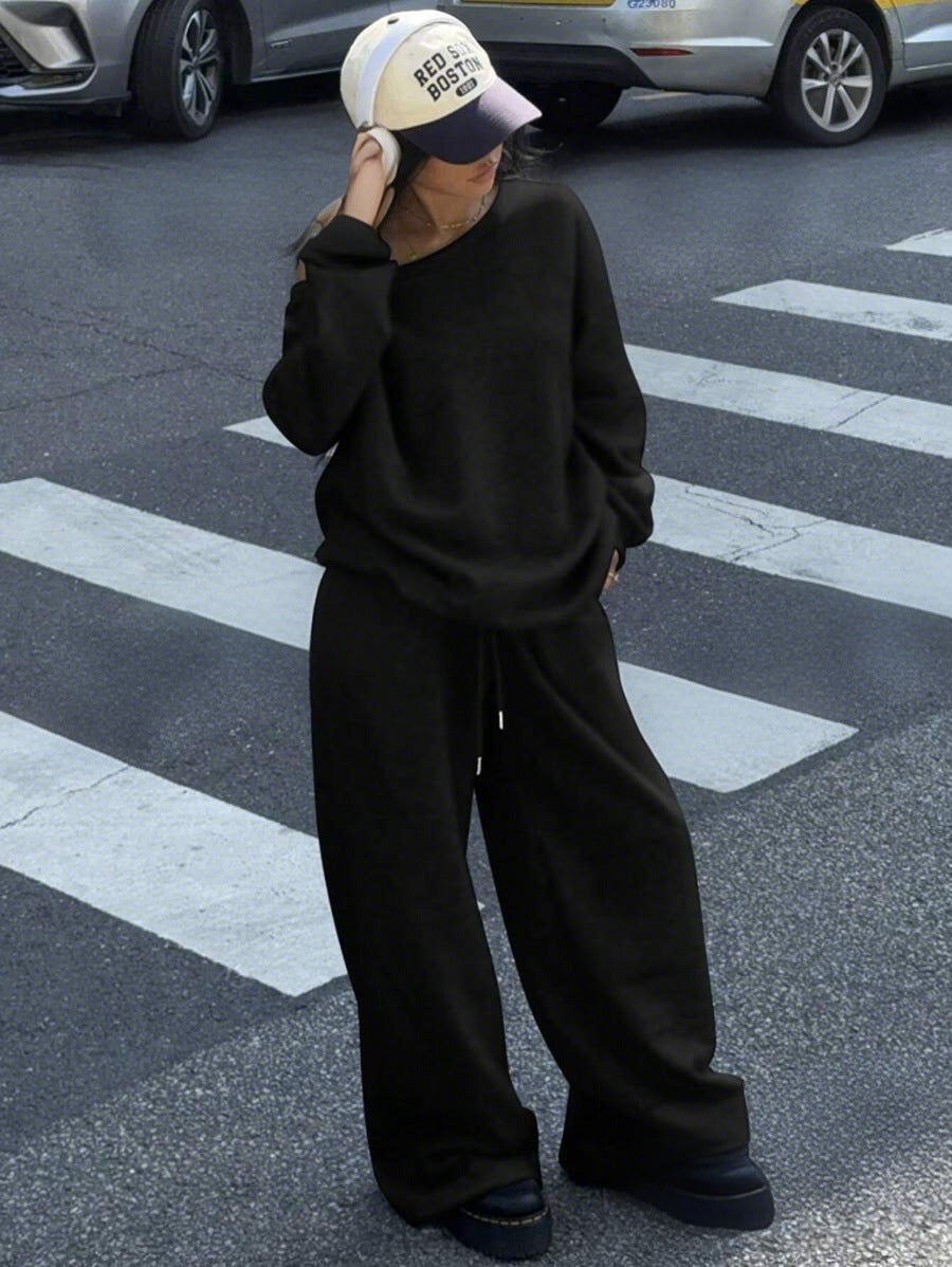 Oversized lounge set for women in cotton with a soft texture Lune London