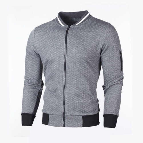 Men's Sweat Jacket with High-Quality Structure and Secure Zip Pocket Amarae