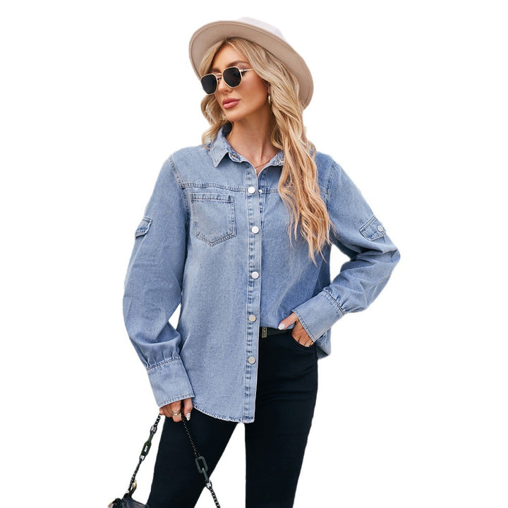 Women's denim shirt with a casual fit Lune London