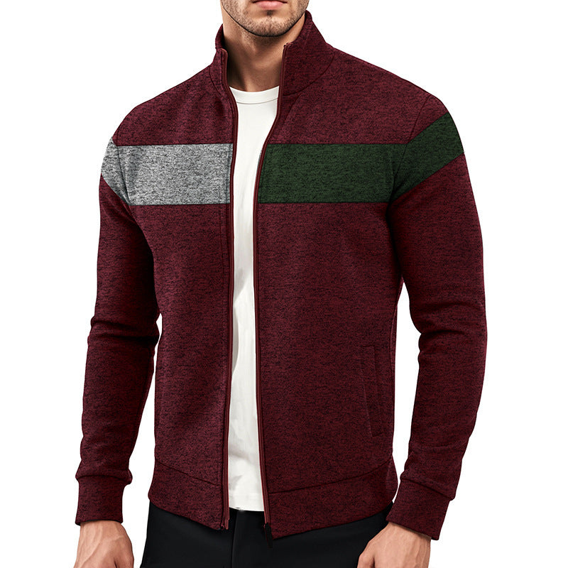 Men's sports jacket with innovative contrasting stripes Lune London