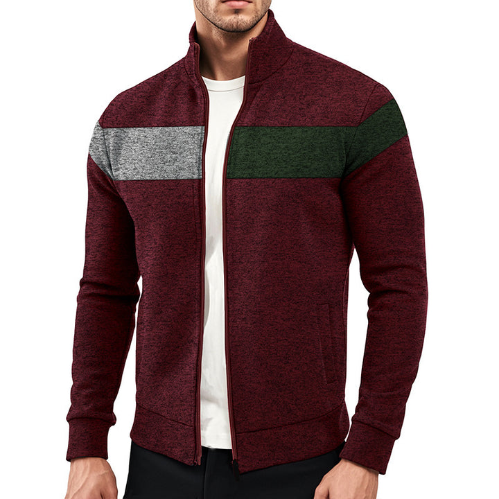 Men's sports jacket with innovative contrasting stripes Lune London