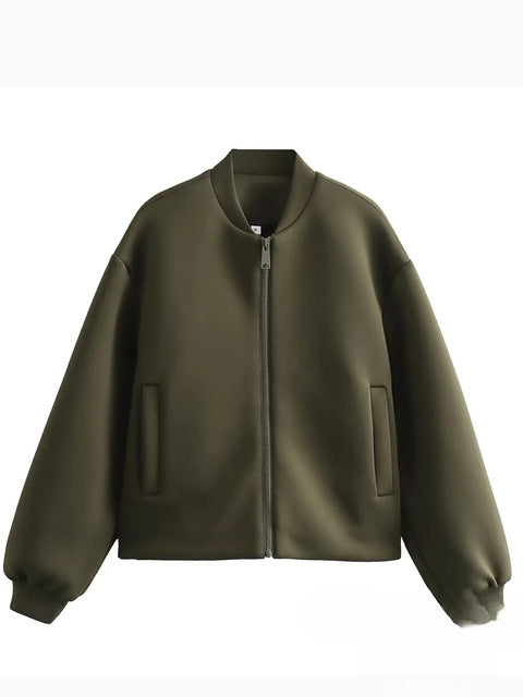Women's sports jacket with zipper and relaxed fit Lune London