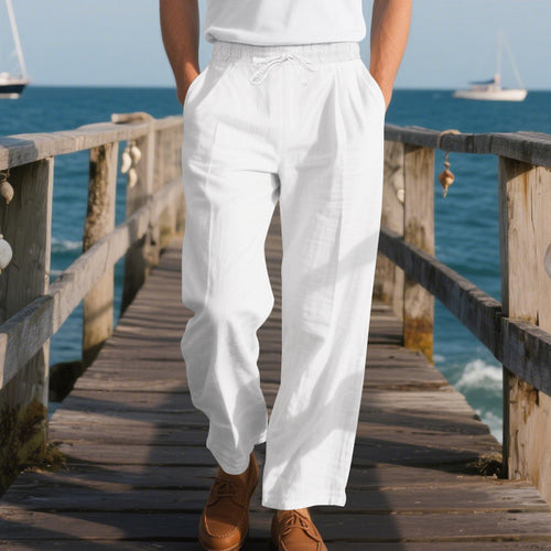 Casual beach pants for men in breathable material Amarae