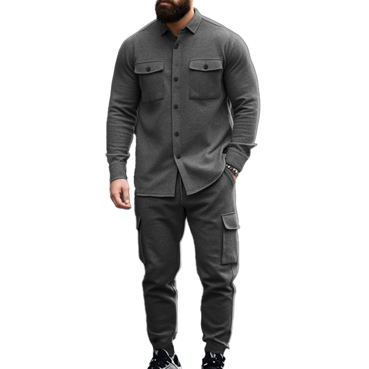 Men's Cargo Shirt and Jogging Pants Set Lune London