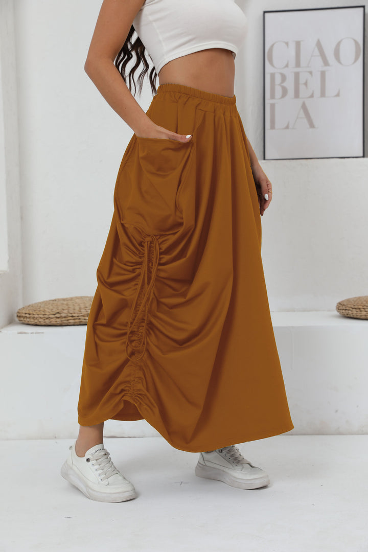 Airy maxi petticoat for women with drawstring and pockets Lune London