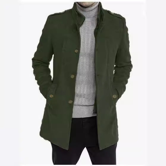 Fashionable leisure jacket for men with protective collar and practical side pockets Lune London