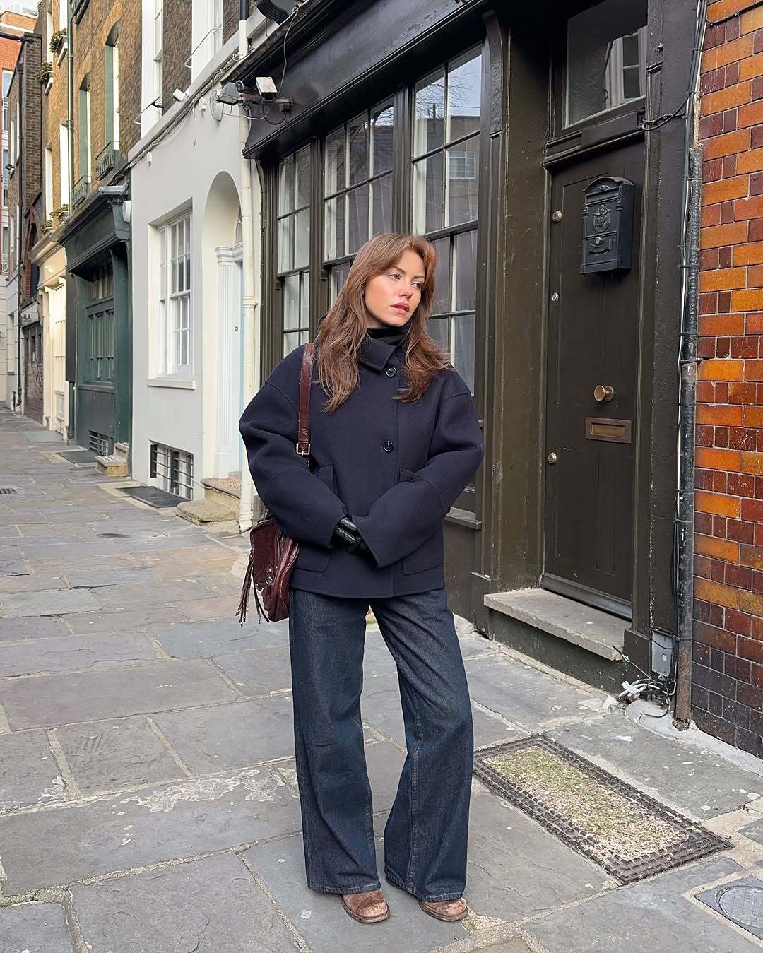 Oversized wool coat for women with an original cut and practical pockets Lune London