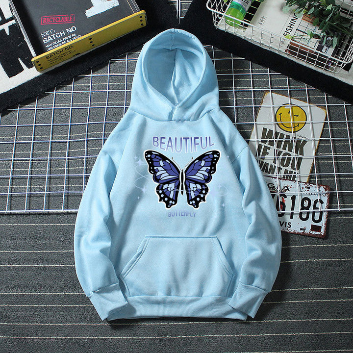 Women's hoodie with creative butterfly design Chic & Style