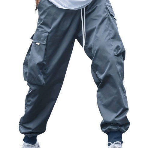 Casual utility pants for men with practical pockets and elastic waist Lune London
